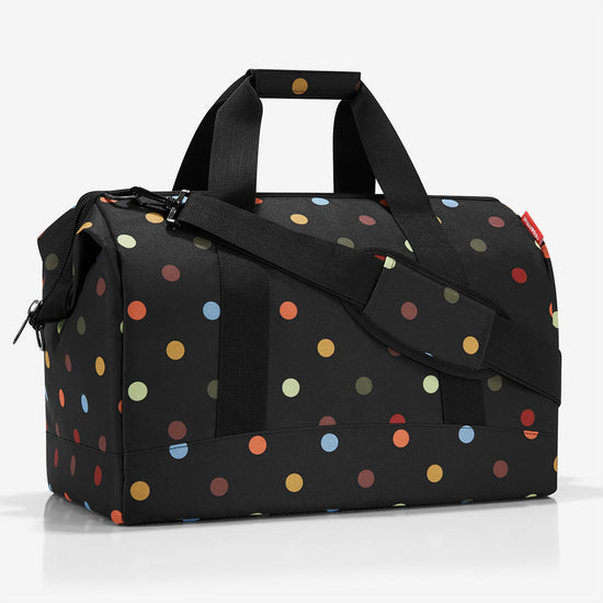 Reisenthel allrounder L dots (Große Reisetasche - 30 Liter Platz,schwarz) Hotsell