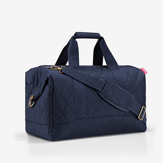 Reisenthel allrounder L rhombus midnight gold (Große Reisetasche - 30 Liter Platz,dunkelblau) Günstiger Verkauf