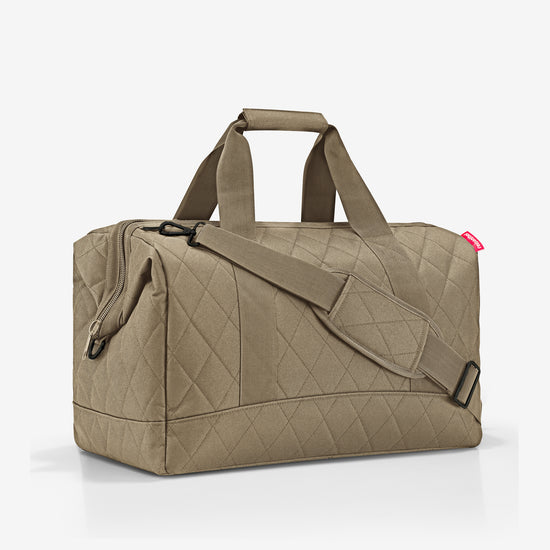 Reisenthel allrounder L rhombus olive (Große Reisetasche - 30 Liter Platz,olive) Fabrikverkauf