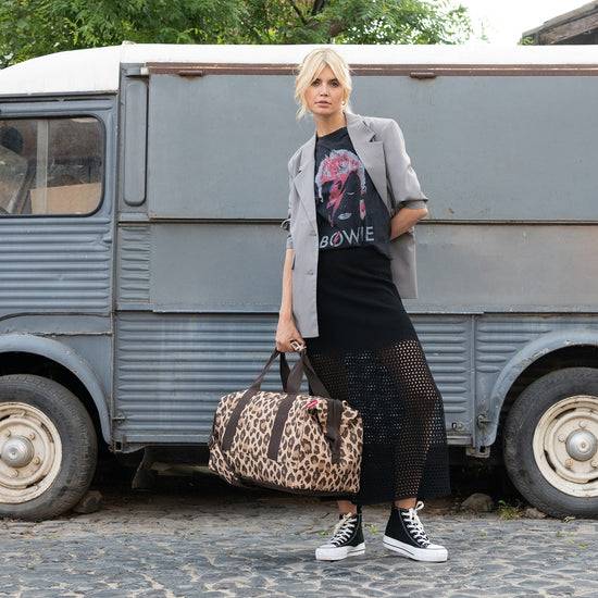 Reisenthel allrounder L leo macchiato (Große Reisetasche - 30 Liter Platz,dunkelbraun) Fabrikpreis