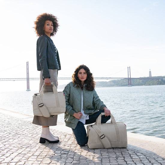 Reisenthel allrounder L herringbone sand (Große Reisetasche - 30 Liter Platz,hellbraun) Versandkostenfrei