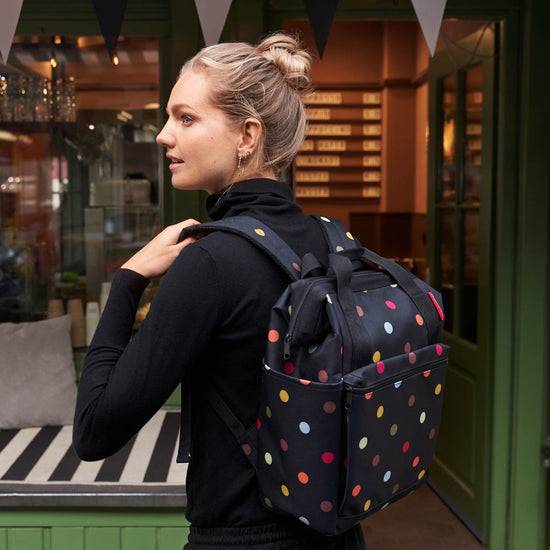 Reisenthel allrounder R dots (Rucksack,schwarz) Blitzangebot