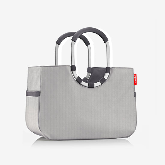 Reisenthel loopshopper L herringbone grey (Einkaufstasche,grau) Super Rabatt