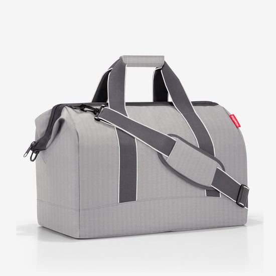 Reisenthel allrounder L herringbone grey (Große Reisetasche - 30 Liter Platz,grau) Im Verkauf