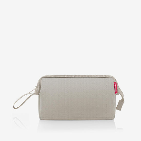 Reisenthel travelcosmetic herringbone sand (Kulturbeutel,hellbraun) Schlussverkauf