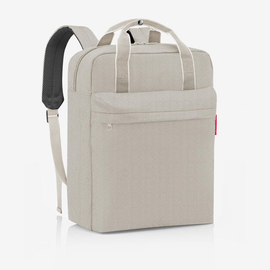 Reisenthel allday backpack M herringbone sand (Rucksack,hellbraun) Günstig kaufen