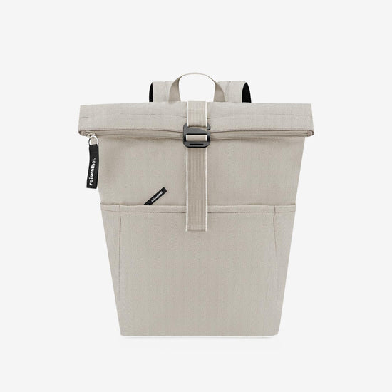 Reisenthel rolltop backpack herringbone sand (Rucksack,hellbraun) Großer Ausverkauf