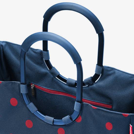 Reisenthel loopshopper L frame mixed dots red (Einkaufstasche,blau) Super Rabatt