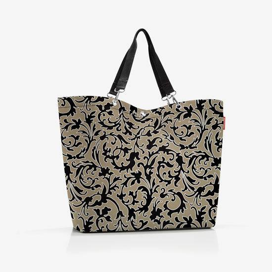 Reisenthel shopper XL baroque marble (Strandtasche,schwarz) Riesige Rabatte