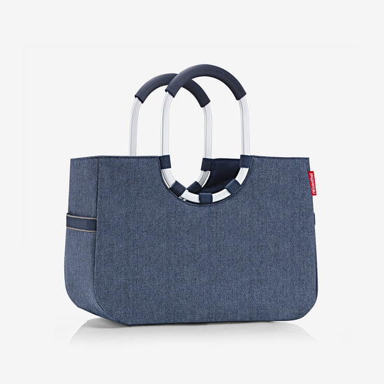 Reisenthel loopshopper L herringbone dark blue (Einkaufstasche,dunkelblau) 50% Rabatt mit kostenlosem Versand
