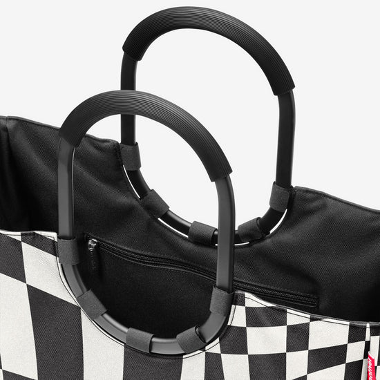 Reisenthel loopshopper L frame op-art (Einkaufstasche,schwarz) Kostenloser Versand international