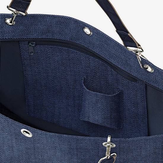 Reisenthel shopper XL herringbone dark blue (Strandtasche,dunkelblau) Fabrikladen
