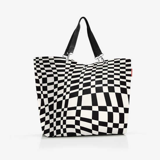 Reisenthel shopper XL op-art (Strandtasche,schwarz) Begrenzt auf 3 Tage