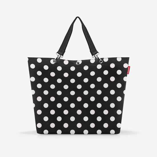 Reisenthel shopper XL dots white (Strandtasche,schwarz) Rabatte dieses Monats