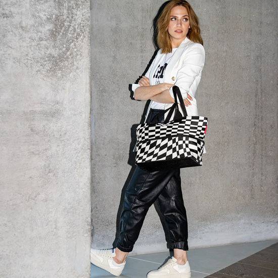 Reisenthel shopper e1 op-art (Damentasche,schwarz) Verkauf