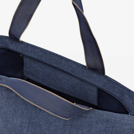 Reisenthel shopper M herringbone dark blue (Handtasche,dunkelblau) im Angebot
