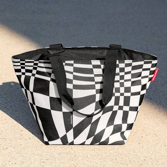 Reisenthel shopper M op-art (Handtasche,schwarz) Schlussverkauf