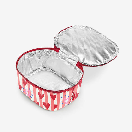 Reisenthel coolerbag S pocket hearts & stripes (Kühltasche,rot) Heißer Verkauf
