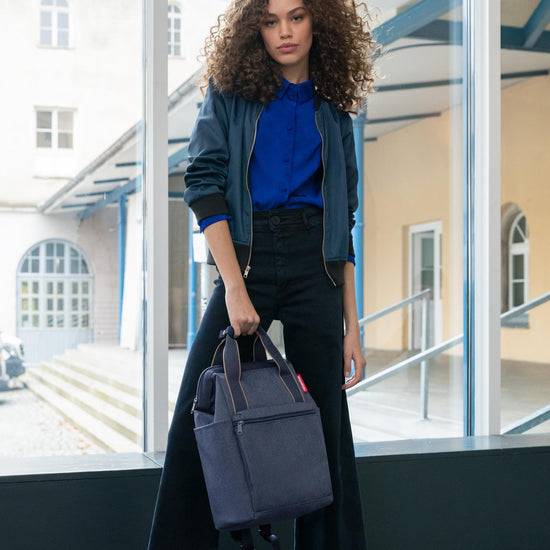 Reisenthel allrounder R herringbone dark blue (Rucksack,dunkelblau) Riesige Rabatte