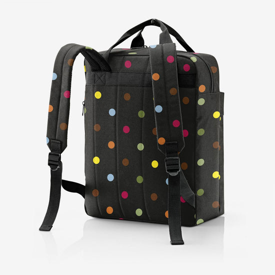 Reisenthel allday backpack M dots (Rucksack,schwarz) Clearance-Verkauf