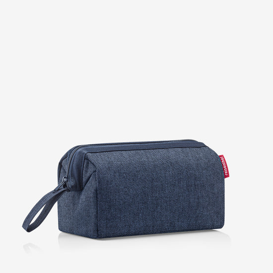 Reisenthel travelcosmetic herringbone dark blue (Kulturbeutel,dunkelblau) Schlussverkauf