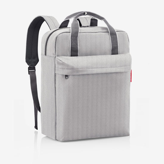 Reisenthel allday backpack M herringbone grey (Rucksack,grau) Weihnachtsangebot