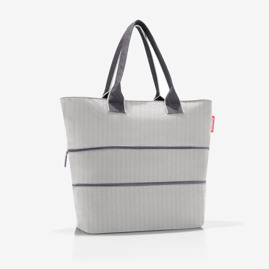 Reisenthel shopper e1 herringbone grey (Damentasche,grau) Vatertagsangebot