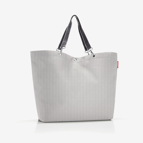 Reisenthel shopper XL herringbone grey (Strandtasche,grau) Lagerräumung
