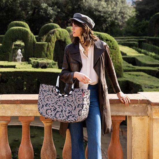 Reisenthel loopshopper L baroque marble (Einkaufstasche,schwarz) Kauf eins, bekomm eins gratis