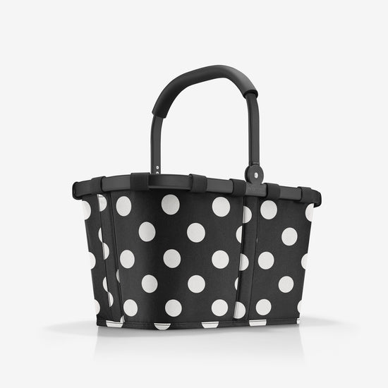 Reisenthel carrybag frame dots white (Einkaufskorb,schwarz) Tägliche Deals