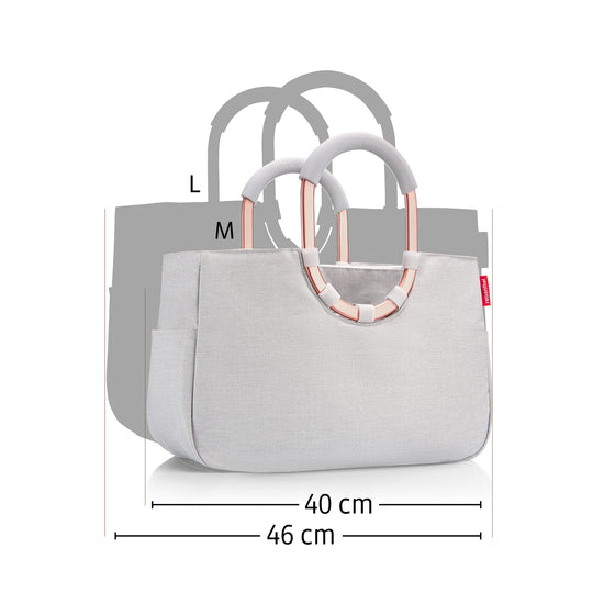 Reisenthel loopshopper L frame florist lagoon (Einkaufstasche) Tiefpreis