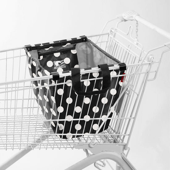 Reisenthel easyshoppingbag dots white (Einkaufswagentasche,schwarz) Begrenzte Freigabe