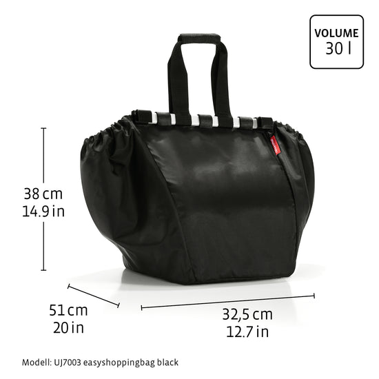 Reisenthel easyshoppingbag dots white (Einkaufswagentasche,schwarz) Begrenzte Freigabe