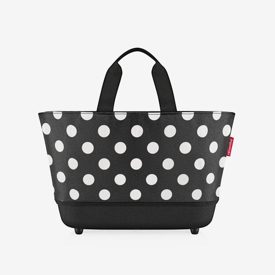 Reisenthel shoppingbasket dots white (Einkaufskorb,schwarz) Letzte 3 Tage