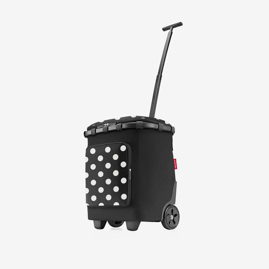 Reisenthel carrycruiser plus frame dots white (Einkaufstrolley,schwarz)