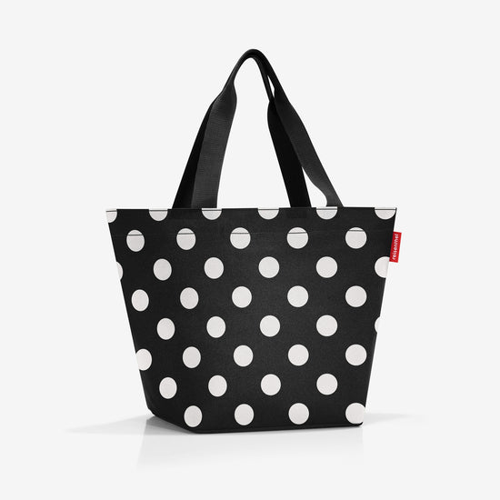 Reisenthel shopper M dots white (Handtasche,schwarz) Speichern exportieren
