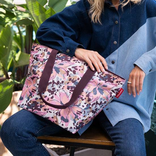 Reisenthel shopper M flora rose (Handtasche,rosa) Rabatte dieses Monats