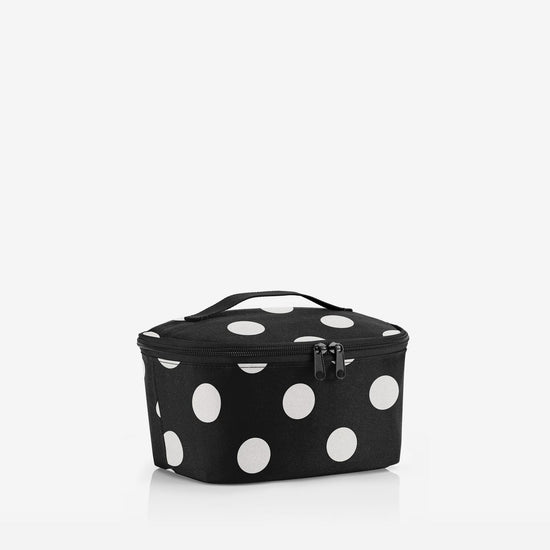 Reisenthel coolerbag S pocket dots white (Kühltasche,schwarz) Limitierter Zeitrabatt