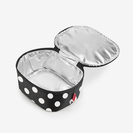 Reisenthel coolerbag S pocket dots white (Kühltasche,schwarz) Limitierter Zeitrabatt