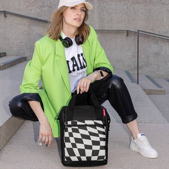 Reisenthel allrounder R op-art (Rucksack,schwarz) Muttertagsangebot