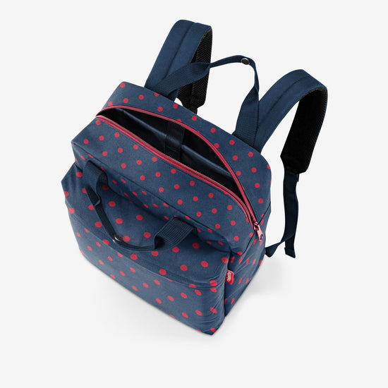 Reisenthel allday backpack M mixed dots red (Rucksack) Vatertagsangebot