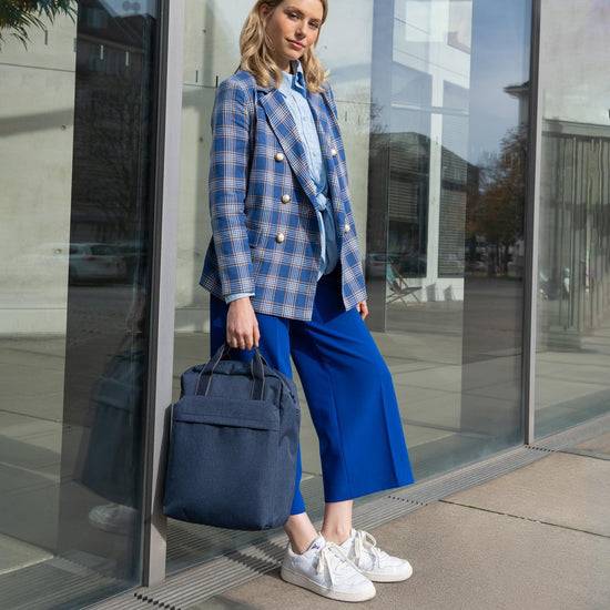 Reisenthel allday backpack M herringbone dark blue (Rucksack,dunkelblau) Jubiläumsangebot