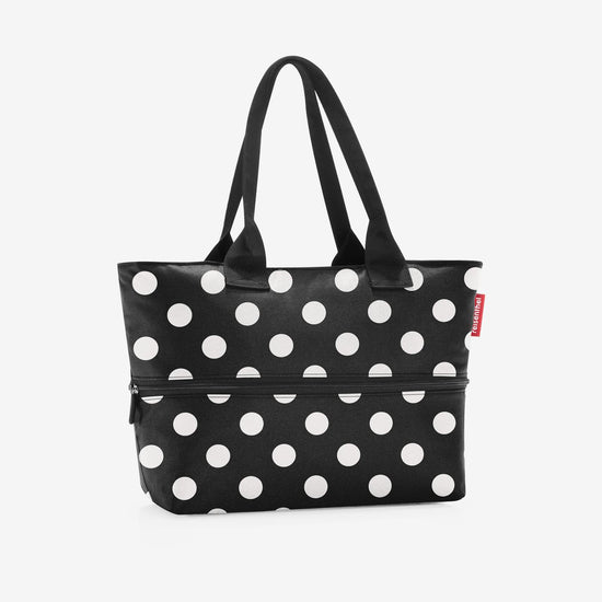 Reisenthel shopper e1 dots white (Damentasche,schwarz) Riesige Ersparnisse