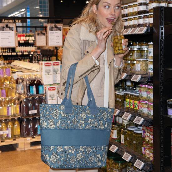 Reisenthel shopper e1 dahlia blue (Damentasche,blau) VIP-Rabatte