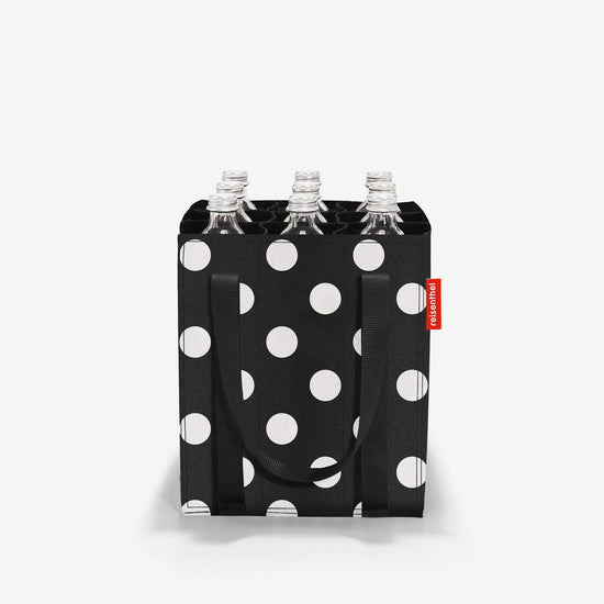 Reisenthel bottlebag dots white (Flaschentasche,schwarz) Bis zu 60% Rabatt