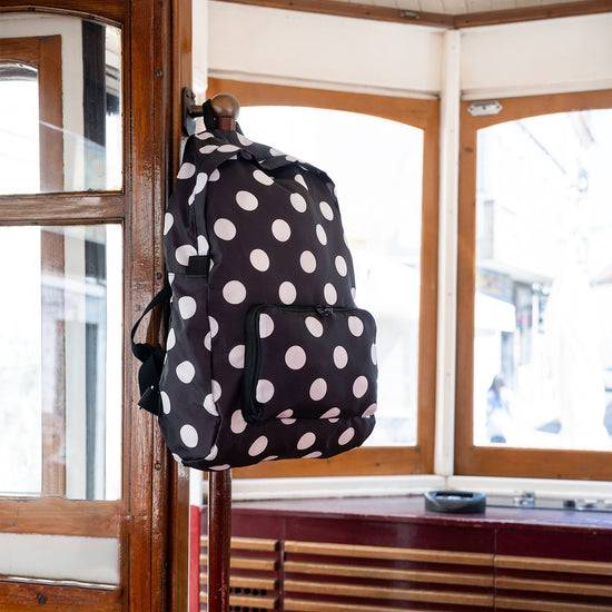 Reisenthel mini maxi rucksack dots white (Rucksack,schwarz) Nur für heute