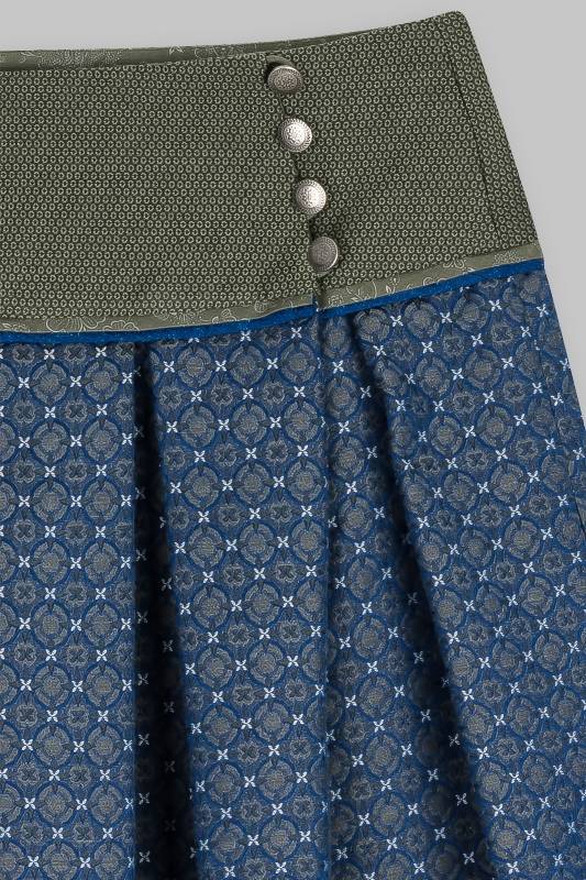 Rockmacherin Amdog Wadenlanger Trachtenrock mit edelem Jacquard aus Baumwollmischung Kauf eins, bekomm eins gratis