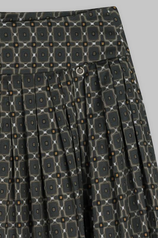 Rockmacherin Kalo Wadenlanger Rock mit Print und zwei Taschen Discount Store für neue Produkte