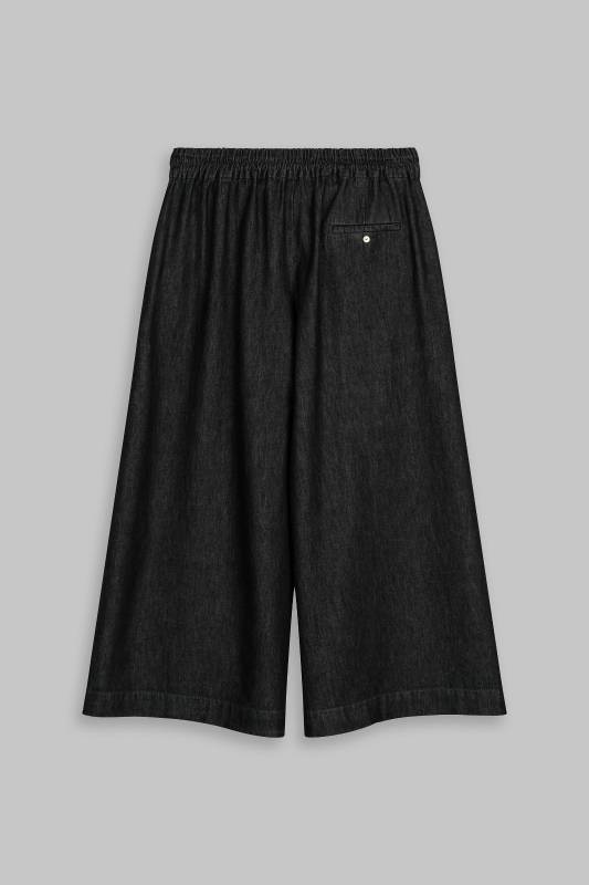 Rockmacherin Sempt Hosenrock aus weichem Denim mit Biesen und Gummizug Begrenzt auf 3 Tage