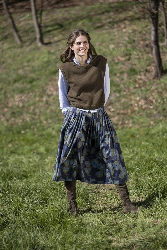 Rockmacherin Ottilie Trachtiger Strickpullunder kurz und gerade geschnitten 50% Rabatt für begrenzte Zeit